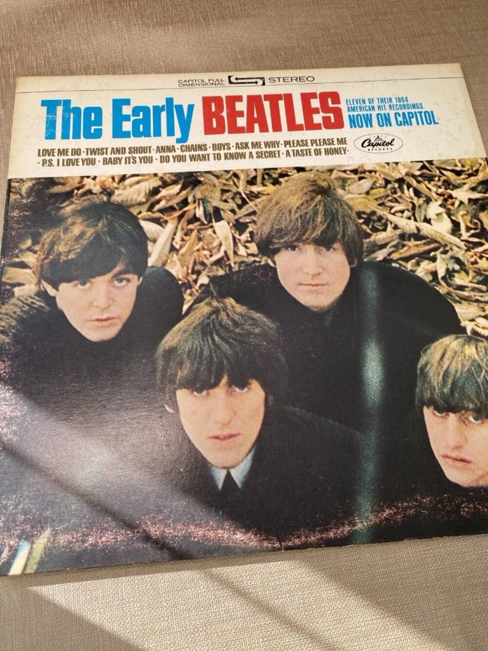 The Early Beatles LP ST-2309 Capitol Canada 1970s Press Vinyl Record